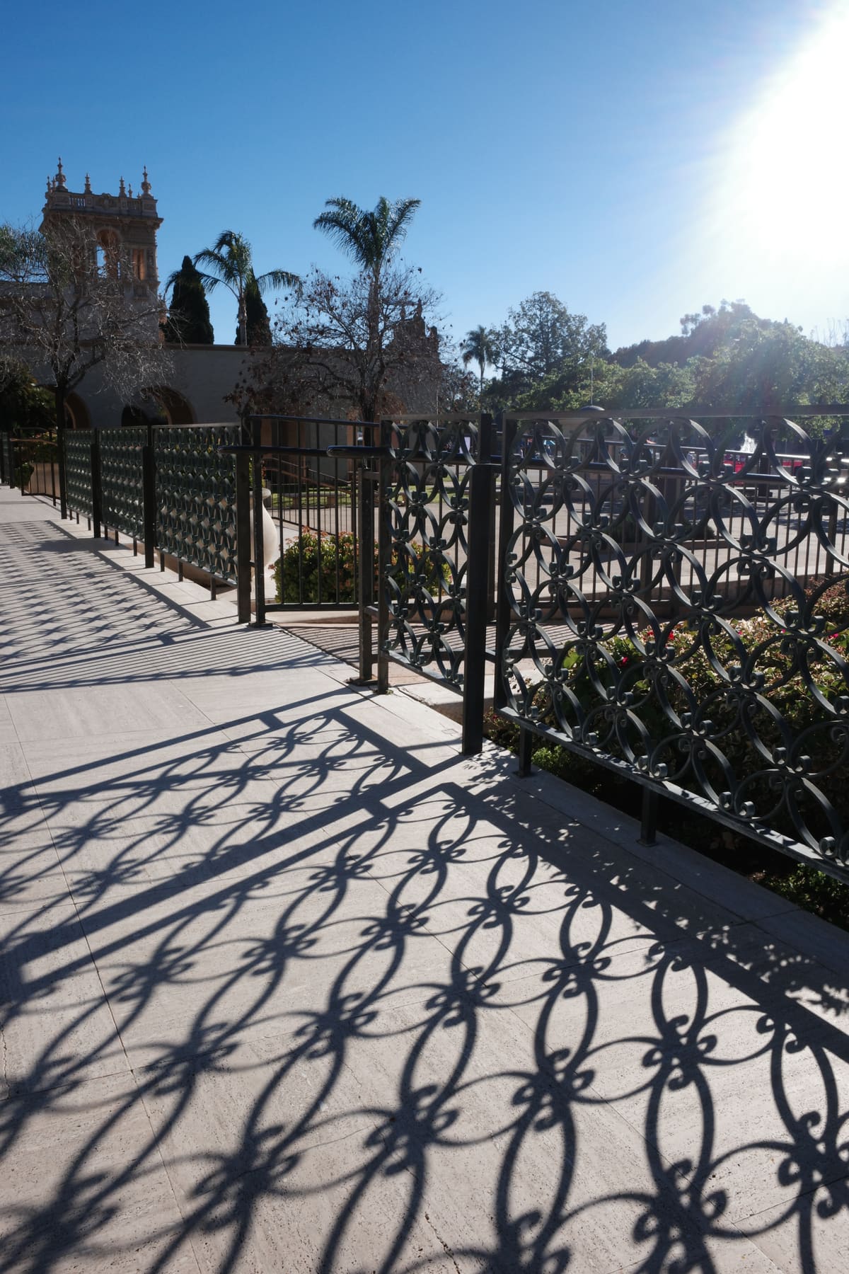 Stand-in frame, Balboa Park, San Diego
