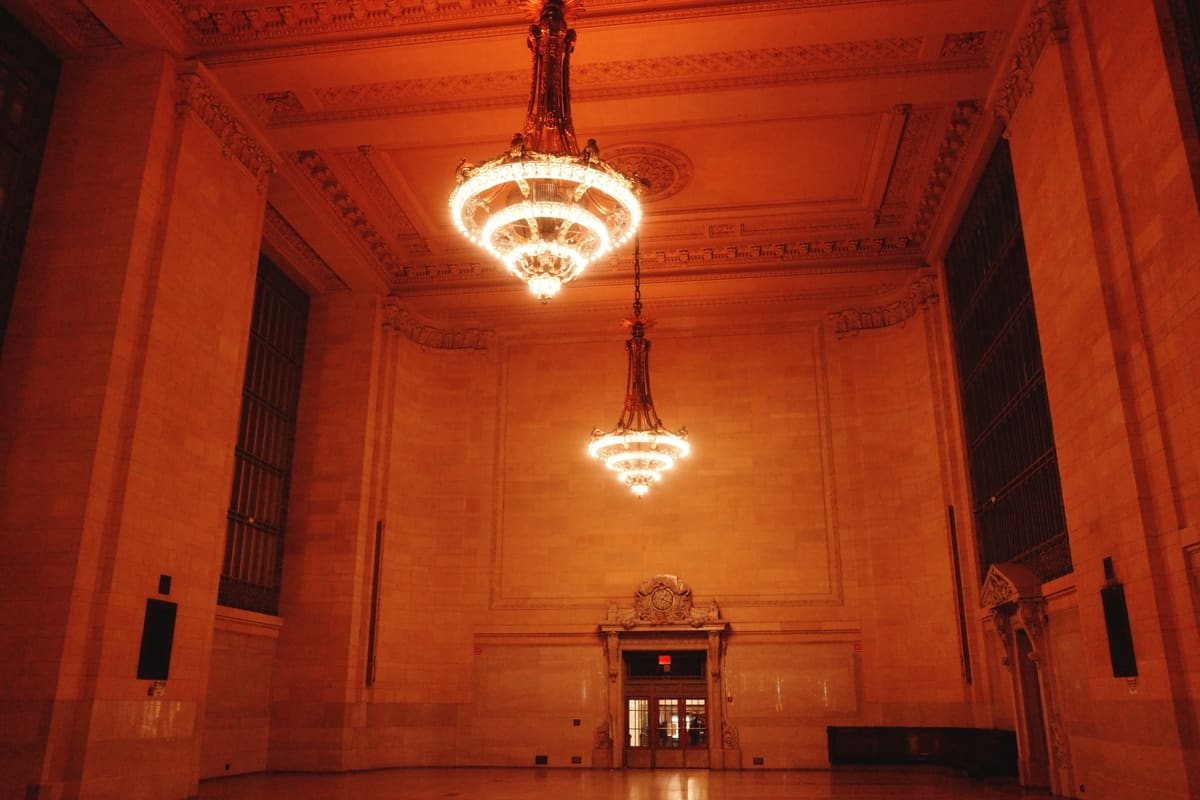 Grand Central chandelier