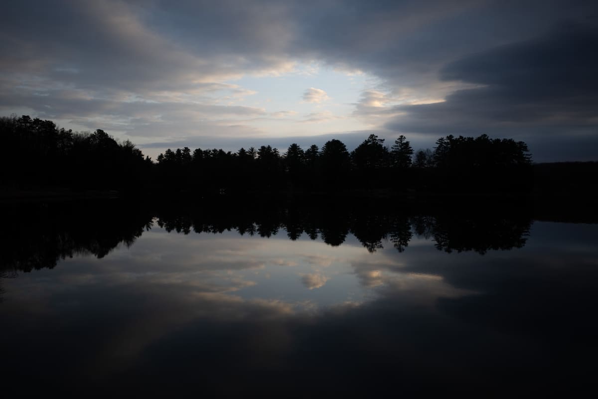 Clouds at dusk